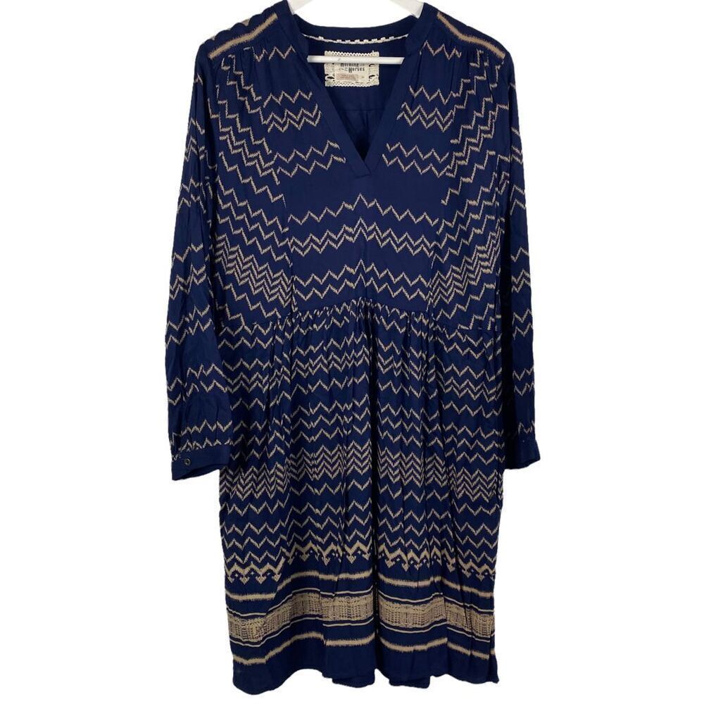 Anthropologie Holding Horses Farica Print Dress size Medium